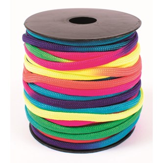 Paracord Ø4 mm regnbuefarger
