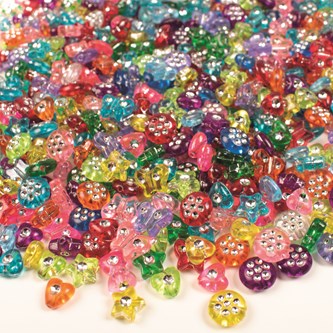 Perler med diamanter 750 stk