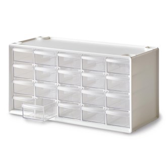 Oppbevaringsskap med 20 rom