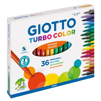 GIOTTO Turbo Color tusjer 36 stk