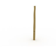 Lekolar robiniastolpe til solseil med bakkemarkering Ø14-16cm