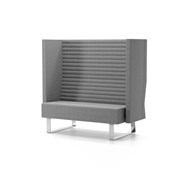 Sofa Mr Box Highback 2-seter sølv