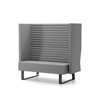 Sofa Mr Box Highback 2-seter svart