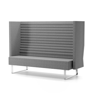 Sofa Mr Box Highback 3-seter sølv