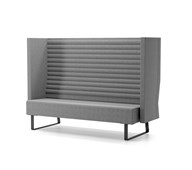 Sofa Mr Box Highback 3-seter svart