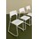 Stol Como FSC meie med kobling sh 45 cm medium sete hvit