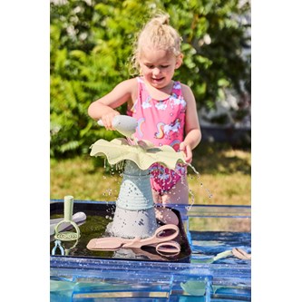 Utforskersett sand og vann