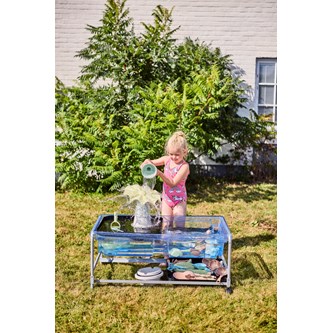 Utforskersett sand og vann