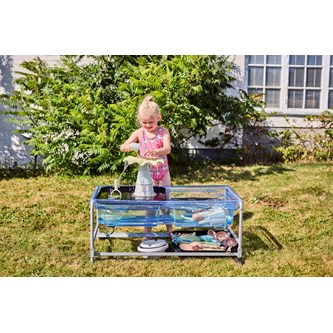 Utforskersett sand og vann