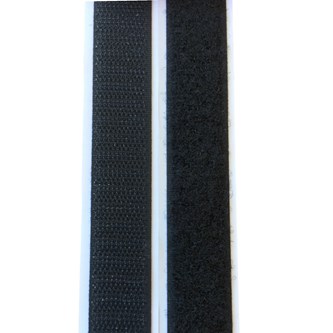 Borrelåsbånd myk side 25 m