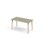 Bord Grow linoleum 120x60 cm svart mansjett