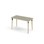 Bord Grow linoleum 120x60 cm svart mansjett