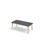 Bord Grow linoleum 120x60 cm svart mansjett