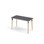 Bord Grow linoleum 120x60 cm svart mansjett