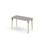 Bord Grow linoleum 120x60 cm svart mansjett