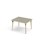 Bord Grow linoleum 100x80 cm svart mansjett