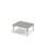 Bord Grow linoleum 100x80 cm svart mansjett