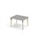 Bord Grow linoleum 100x80 cm svart mansjett