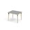 Bord Grow linoleum 100x80 cm svart mansjett