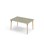 Bord Grow linoleum 120x80 cm svart mansjett