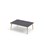Bord Grow linoleum 120x80 cm svart mansjett