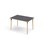 Bord Grow linoleum 120x80 cm svart mansjett