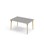Bord Grow linoleum 120x80 cm svart mansjett