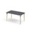 Bord Grow linoleum 140x80 cm svart mansjett