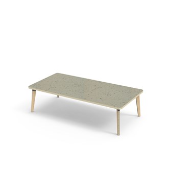 Bord Grow linoleum 160x80 cm svart mansjett