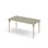 Bord Grow linoleum 160x80 cm svart mansjett
