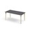 Bord Grow linoleum 160x80 cm svart mansjett