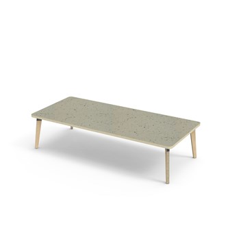 Bord Grow linoleum 180x80 cm svart mansjett