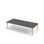Bord Grow linoleum 180x80 cm svart mansjett