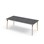 Bord Grow linoleum 180x80 cm svart mansjett