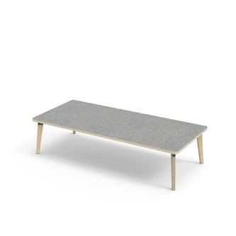 Bord Grow linoleum 180x80 cm svart mansjett