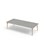 Bord Grow linoleum 180x80 cm svart mansjett