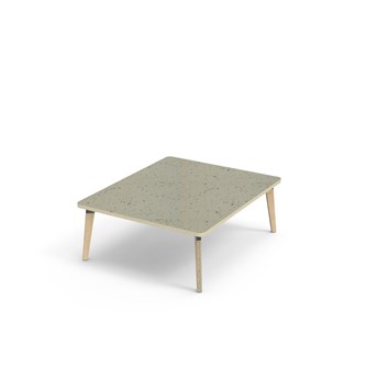 Bord Grow linoleum 100x120 cm svart mansjett