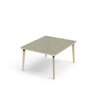 Bord Grow linoleum 100x120 cm svart mansjett