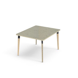 Bord Grow linoleum 100x120 cm svart mansjett