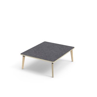 Bord Grow linoleum 100x120 cm svart mansjett