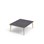 Bord Grow linoleum 100x120 cm svart mansjett
