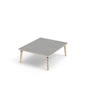 Bord Grow linoleum 100x120 cm svart mansjett