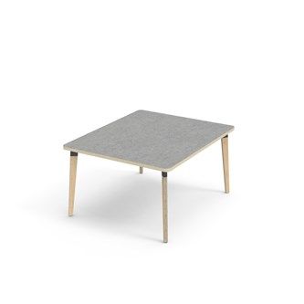 Bord Grow linoleum 100x120 cm svart mansjett