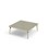 Bord Grow linoleum 120x120 cm svart mansjett