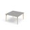 Bord Grow linoleum 120x120 cm svart mansjett