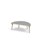 Bord Grow linoleum halvrundt 120-60 cm svart mansjett