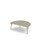 Bord Grow linoleum halvrundt 120-80 cm svart mansjett