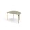 Bord Grow linoleum halvrundt 120-80 cm svart mansjett