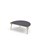 Bord Grow linoleum halvrundt 120-80 cm svart mansjett