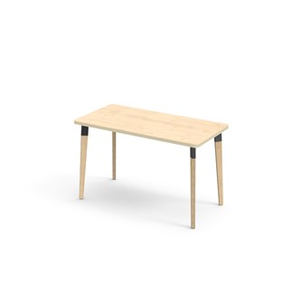 Bord Grow FSC laminat 120x60 cm svart mansjett